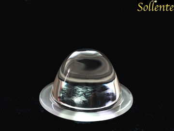 Lente ótica do diodo emissor de luz do vidro alto do transmitância com suporte do metal 45 graus