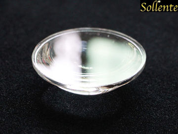 lente de vidro convexa do diodo emissor de luz de Plano do espaço livre do diâmetro de 67mm para a luz do ponto do diodo emissor de luz