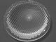 Lente convexa ótica clara redonda do diodo emissor de luz Plano de 10 watts 38 milímetros 60 graus