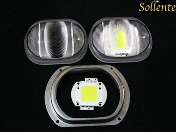 Módulos assimétricos do diodo emissor de luz da ESPIGA da lâmpada de rua, lente da luz de rua do diodo emissor de luz com refletor